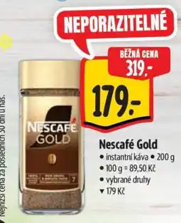 Albert Nescafé Gold nabídka