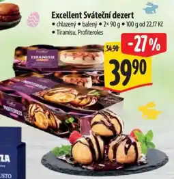 Albert Excellent Sváteční dezert nabídka