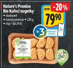 Albert Nature's Promise Bio Kuřecí nuggetky nabídka