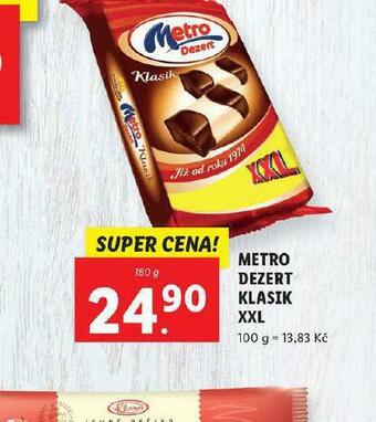Lidl Metro dezert klasik xxl nabídka