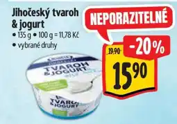 Albert Jihočeský tvaroh & jogurt nabídka