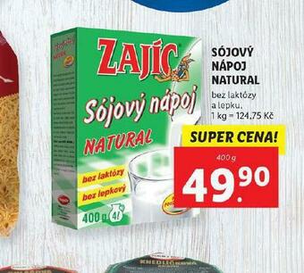 Lidl Sójový nápoj natural nabídka