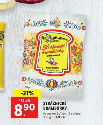 Lidl Strážnické brambůrky nabídka