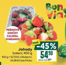 Billa Jahody balení, 400 g nabídka