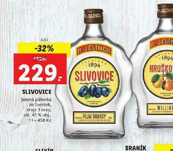 Lidl Slivovice nabídka