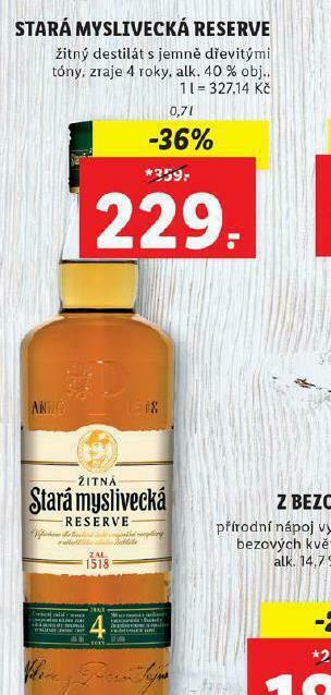 Lidl Stará myslivecká reserve nabídka