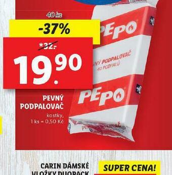 Lidl Pe-po pevný podpalovač nabídka