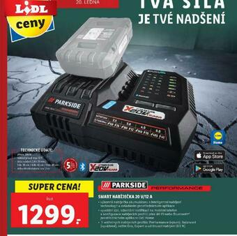 Lidl Smart nabíječka 20v/12 a nabídka