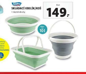 Lidl Skládací kbelík / koš nabídka