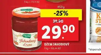 Lidl Džem jahodový nabídka