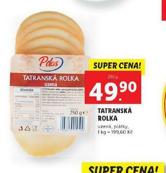 Lidl Tatranská rolka nabídka