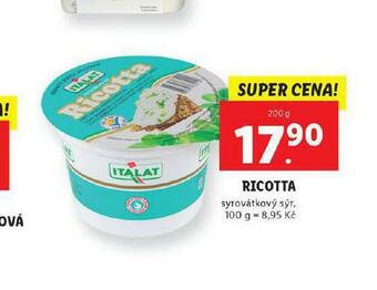 Lidl Ricotta nabídka