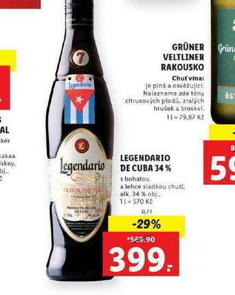 Lidl Legendario de cuba 34% nabídka