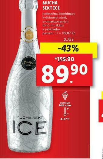 Lidl Mucha sekt ice nabídka
