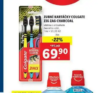 Lidl Zubní kartáčky colgate zig zag charcoal nabídka