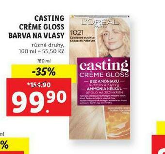 Lidl Casting créme gloss barva na vlasy nabídka