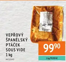 Coop hb Vepřový španělský ptáček sous vide nabídka