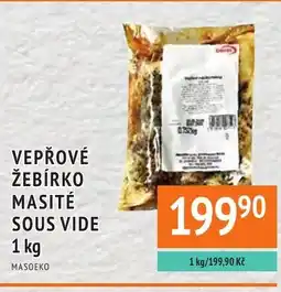 Coop hb Vepřové žebírko masité sous vide nabídka