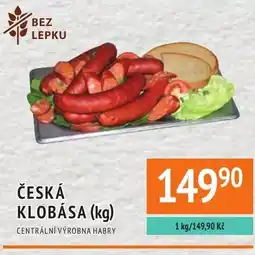 Coop hb Česká klobása nabídka