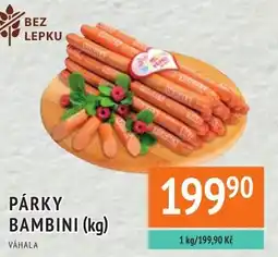 Coop hb Párky bambini nabídka