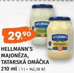 Coop hb Hellmann's majonéza, tatarská omáčka nabídka