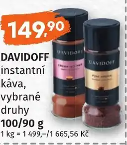 Coop hb Davidoff instantní káva nabídka