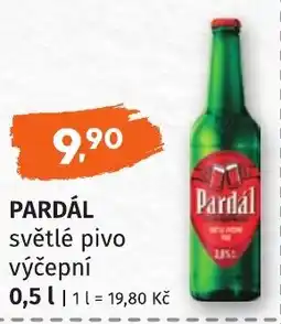 Coop hb Pardál světlé pivo výčepní nabídka