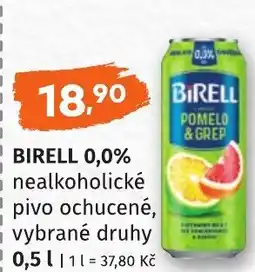 Coop hb Birell 0,0% nealkoholické pivo ochucené nabídka