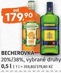 Coop hb Becherovka 20%/38% nabídka