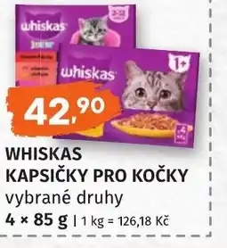 Coop hb Whiskas kapsičky pro kočky nabídka