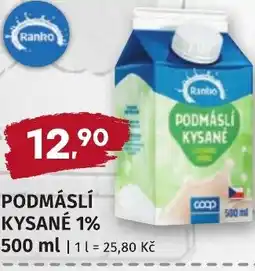 Coop hb Ranko Podmáslí kysané 1% nabídka