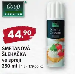 Coop hb Smetanová šlehačka ve spreji nabídka