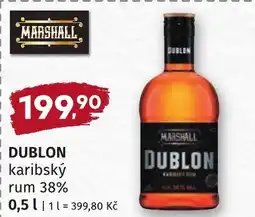 Coop hb Dublon karibský rum 38% nabídka
