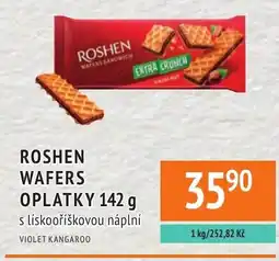 Coop hb Roshen wafers oplatky nabídka