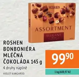 Coop hb Roshen bonboniéra mléčná čokoláda nabídka