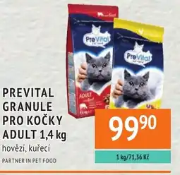 Coop hb Prevital granule pro kočky adult nabídka