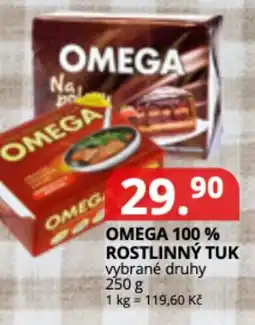 Potraviny CZ Omega 100% rostlinný tuk nabídka