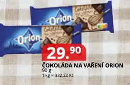 Potraviny CZ Čokoláda na vaření orion nabídka