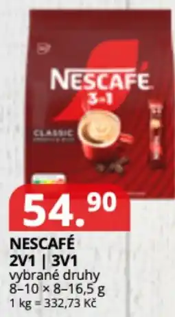 Potraviny CZ Nescafé 2v1 | 3v1 nabídka