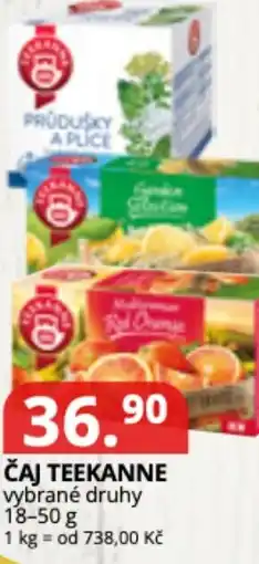 Potraviny CZ Čaj teekanne nabídka