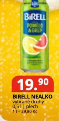 Potraviny CZ Birell nealko nabídka