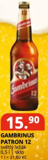 Potraviny CZ Gambrinus patron 12 světlý ležák nabídka