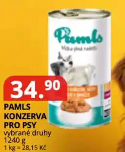 Potraviny CZ Pamls konzerva pro psy nabídka