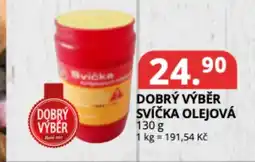 Potraviny CZ Dobrý výběr svíčka olejová nabídka