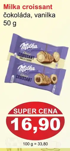 PLUS JIP Milka croissant čokoláda, vanilka nabídka