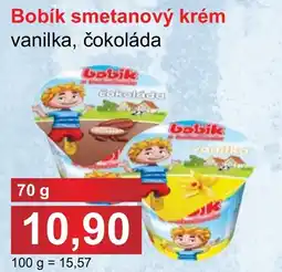 PLUS JIP Bobík smetanový krém vanilka, čokoláda nabídka