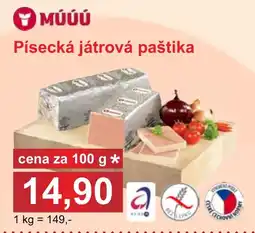 PLUS JIP Písecká játrová paštika nabídka