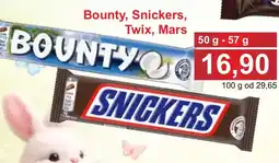 PLUS JIP Bounty, Snickers, Twix, Mars nabídka