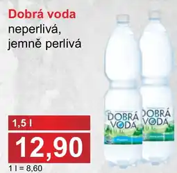 PLUS JIP Dobrá voda neperlivá, jemně perlivá nabídka
