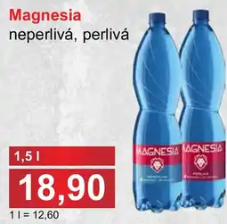 PLUS JIP Magnesia neperlivá, perlivá nabídka